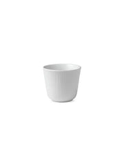 Royal Copenhagen Hvid Riflet, termokop 26 cl