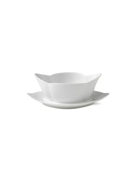 Royal Copenhagen Hvid Riflet, sovseskål 55 cl - 1 - Jacobsen Plus