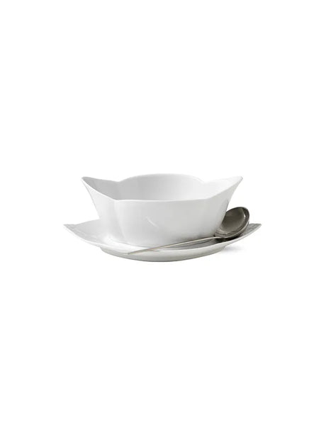 Royal Copenhagen Hvid Riflet, sovseskål 55 cl - 2 - Jacobsen Plus