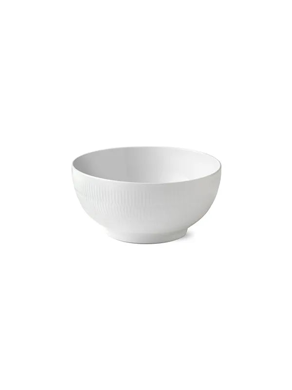 Royal Copenhagen Hvid Riflet, skål 310 cl