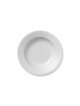Royal Copenhagen Hvid Riflet, dyb tallerken 21 cm - 1 - Jacobsen Plus
