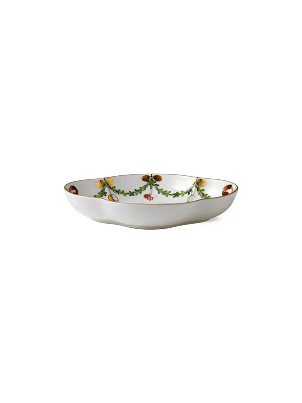 Royal Copenhagen Stjerne Riflet Jul, fad 22 cm