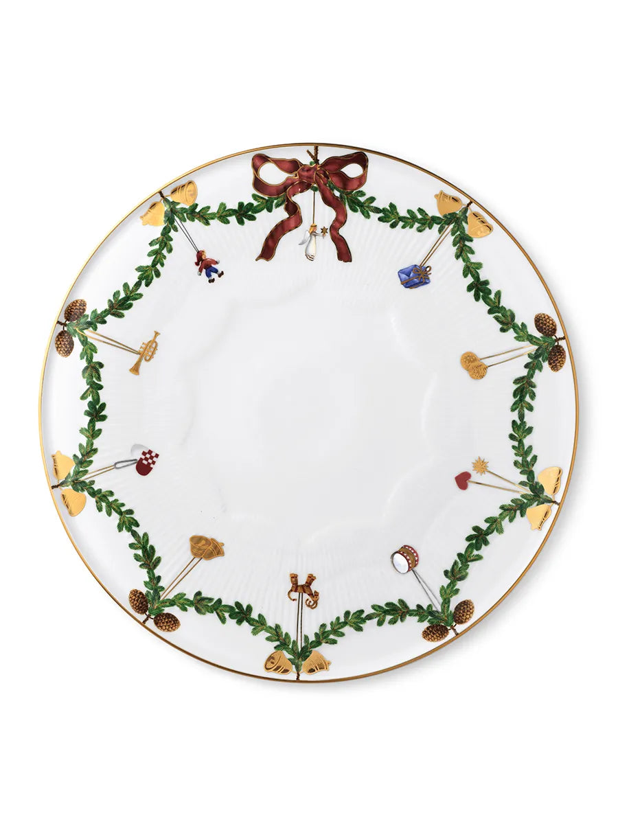 Royal Copenhagen Stjerne Riflet Jul, fad 32 cm - 1 - Jacobsen Plus