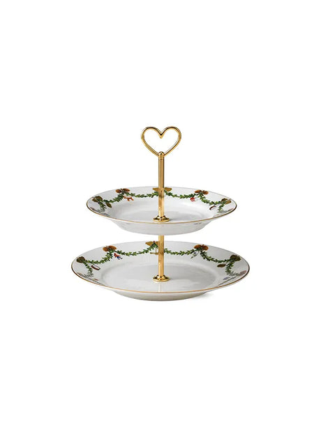 Royal Copenhagen Stjerne Riflet Jul, étagère 23 cm - 3 - Jacobsen Plus