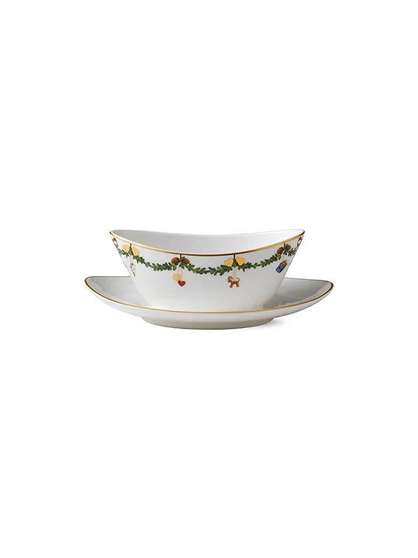 Royal Copenhagen Stjerne Riflet Jul, sovseskål 43 cl - 2 - Jacobsen Plus