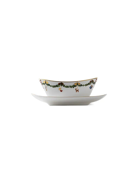 Royal Copenhagen Stjerne Riflet Jul, sovseskål 43 cl - 3 - Jacobsen Plus