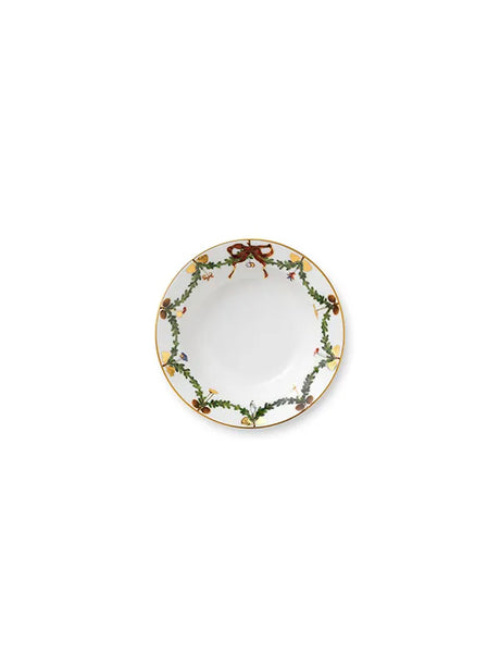 Royal Copenhagen Stjerne Riflet Jul, dyb tallerken 17 cm - 1 - Jacobsen Plus