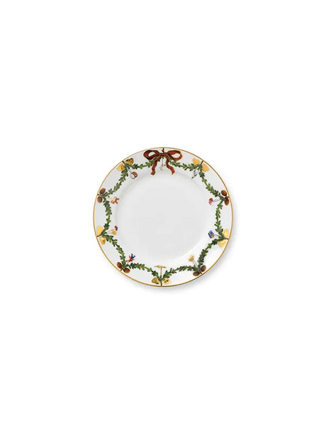 Royal Copenhagen Stjerne Riflet Jul, tallerken 19 cm - 1 - Jacobsen Plus