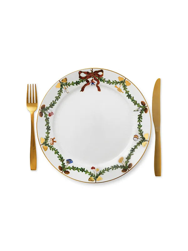Royal Copenhagen Stjerne Riflet Jul, tallerken 27 cm - 2 - Jacobsen Plus