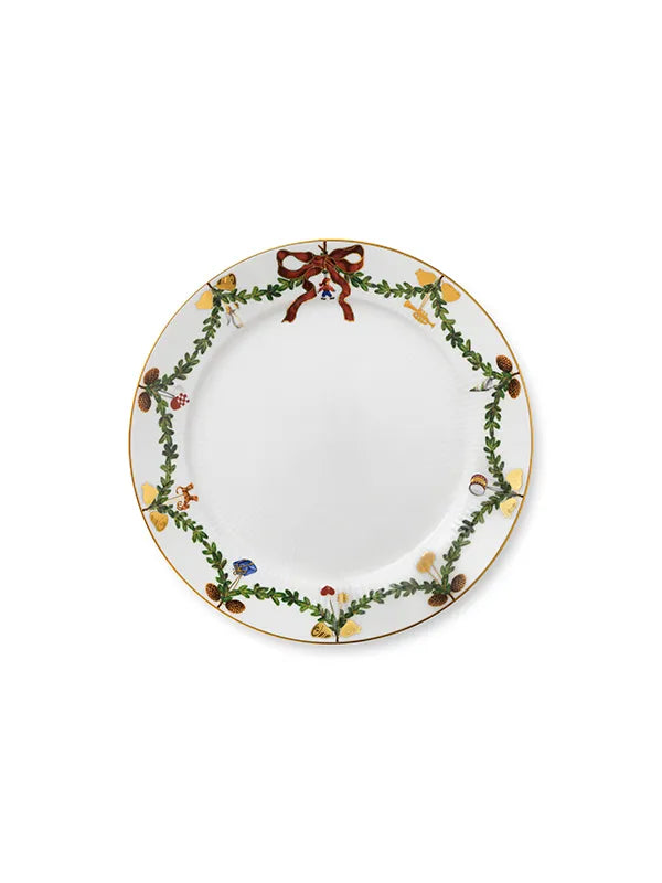 Royal Copenhagen Stjerne Riflet Jul, tallerken 27 cm - 1 - Jacobsen Plus