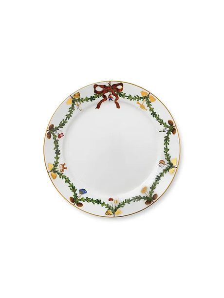 Royal Copenhagen Stjerne Riflet Jul, tallerken 27 cm - 1 - Jacobsen Plus
