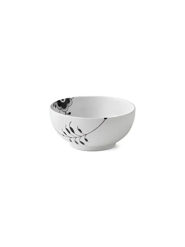 Royal Copenhagen Sort Mega Riflet, skål 21 cm - 4 - Jacobsen Plus