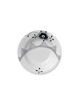 Royal Copenhagen Sort Mega Riflet, dyb tallerken 21 cm - 1 - Jacobsen Plus