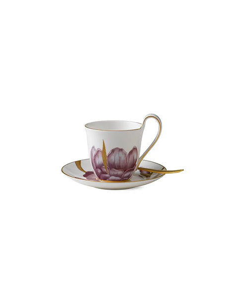 Royal Copenhagen Flora højhankskop med underkop, Iris - 4 - Jacobsen Plus