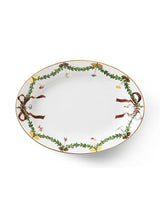 Royal Copenhagen Stjerne Riflet Jul Fad ovalt, 34 cm - 1 - Jacobsen Plus