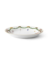 Royal Copenhagen Stjerne Riflet Jul Fad ovalt, 34 cm - 3 - Jacobsen Plus