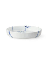 Royal Copenhagen Blå Mega Riflet, rundt ovnfast fad 27 cm - 4 - Jacobsen Plus