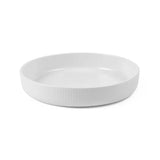 Royal Copenhagen Hvid Riflet, rundt ovnfast fad 27 cm - 1 - Jacobsen Plus