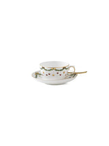 Royal Copenhagen Stjerne Riflet Jul, kop med underkop 32 cl