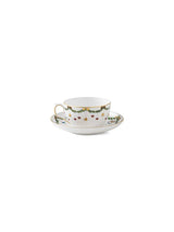Royal Copenhagen Stjerne Riflet Jul, kop med underkop 32 cl