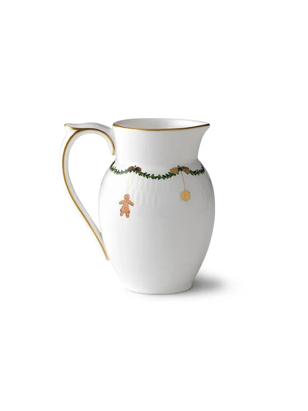 Royal Copenhagen Stjerne Riflet Jul, flødekande 39 cl - 2 - Jacobsen Plus