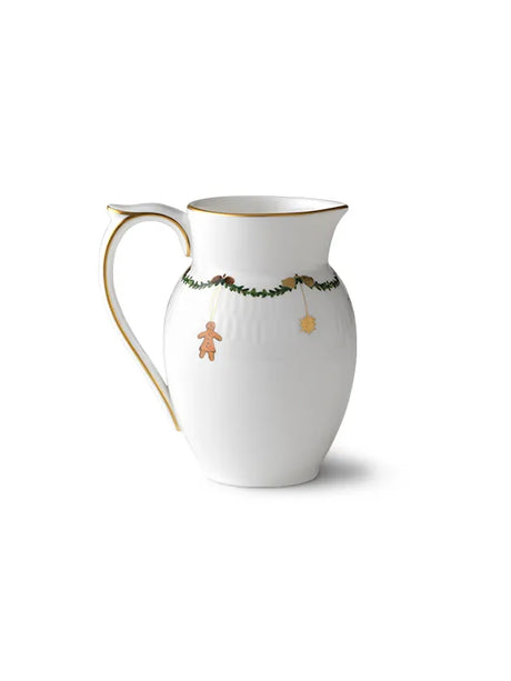Royal Copenhagen Stjerne Riflet Jul, flødekande 39 cl - 2 - Jacobsen Plus