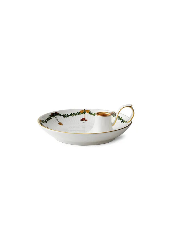 Royal Copenhagen Stjerne Riflet Jul, lysestage - 3 - Jacobsen Plus
