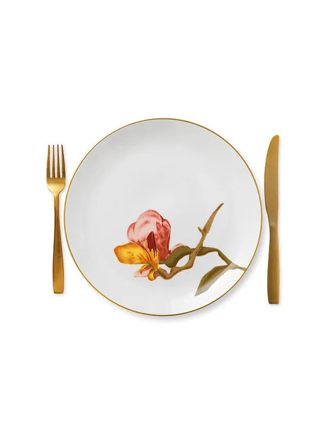 Royal Copenhagen Flora tallerken 27 cm, Magnolia - 2 - Jacobsen Plus