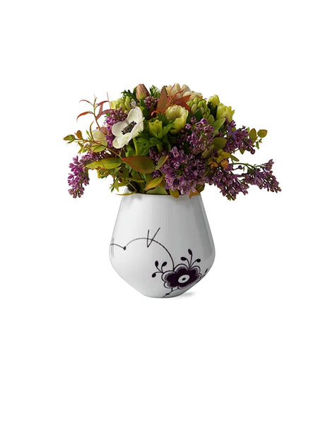 Royal Copenhagen Sort mega Riflet, vase 15 cm - 2 - Jacobsen Plus