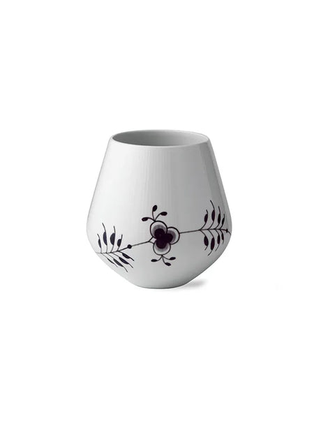 Royal Copenhagen Sort Mega Riflet, vase 20,5 cm - 1 - Jacobsen Plus
