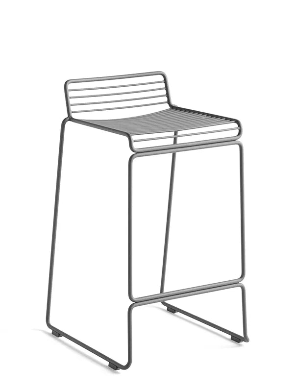 Hee barstol fra Hay - Asphalt grey / H:65cm - Jacobsen Plus