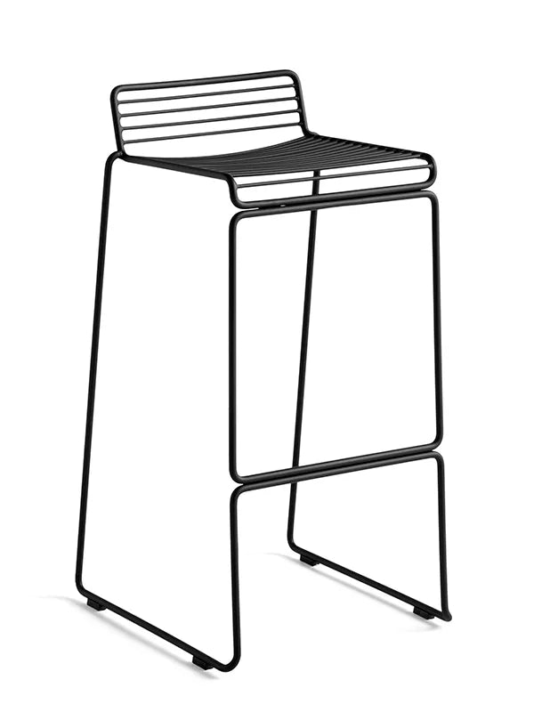 Hee barstol fra Hay - Black / H:75cm - Jacobsen Plus