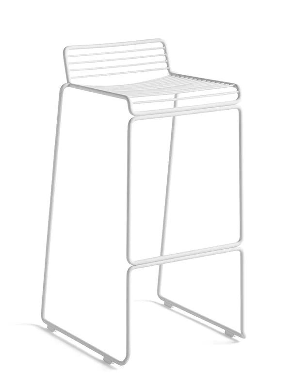 Hee barstol fra Hay - White / H:75cm - Jacobsen Plus
