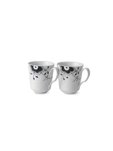Royal Copenhagen Sort Mega Riflet, 2-pak krus 37 cl - 1 - Jacobsen Plus