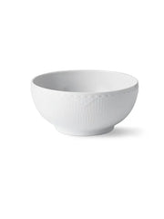 Royal Copenhagen Hvid Halvblonde, skål 110 cl, 18 cm