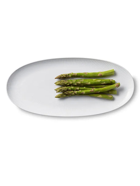 Royal Copenhagen Hvid Riflet, fad 37 cm - 2 - Jacobsen Plus