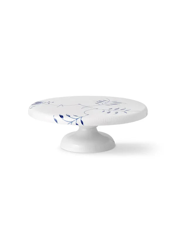 Royal Copenhagen Blå Mega Riflet, fad på fod 29,5 cm - 2 - Jacobsen Plus