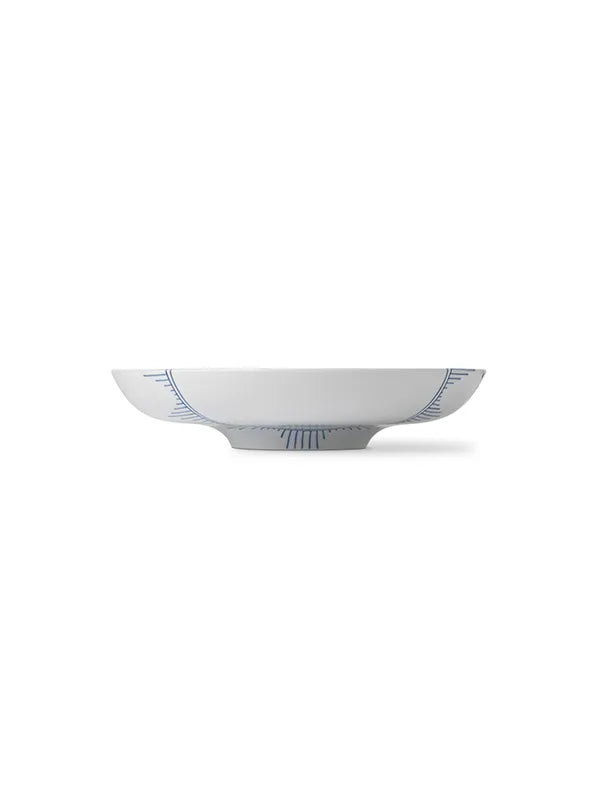 Royal Copenhagen Blå Mega Riflet, fad 34 cm - 4 - Jacobsen Plus
