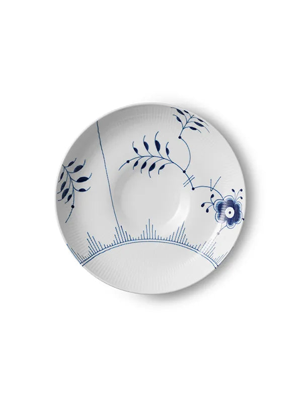 Royal Copenhagen Blå Mega Riflet, fad 34 cm