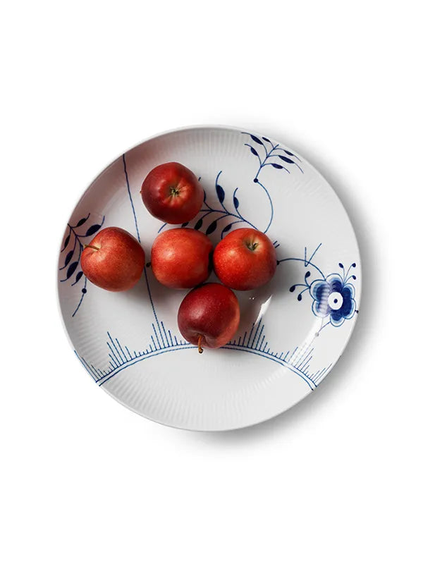 Royal Copenhagen Blå Mega Riflet, fad 34 cm