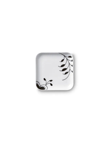 Royal Copenhagen Sort Mega Riflet, firkantet asiet 9 cm - 1 - Jacobsen Plus