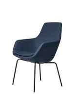 Lille Giraf Stol af Arne Jacobsen - Blue, Capture / Sort pulverlakeret stål - Jacobsen Plus