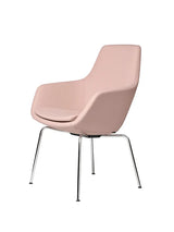Lille Giraf Stol af Arne Jacobsen - Pink, Capture / Forkromet stål - Jacobsen Plus