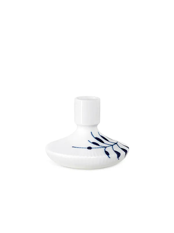 Royal Copenhagen Blå Mega Riflet, lysestage 8 cm - 3 - Jacobsen Plus