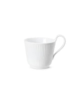 Royal Copenhagen Hvid Riflet, højhankskop 25 cl - 1 - Jacobsen Plus