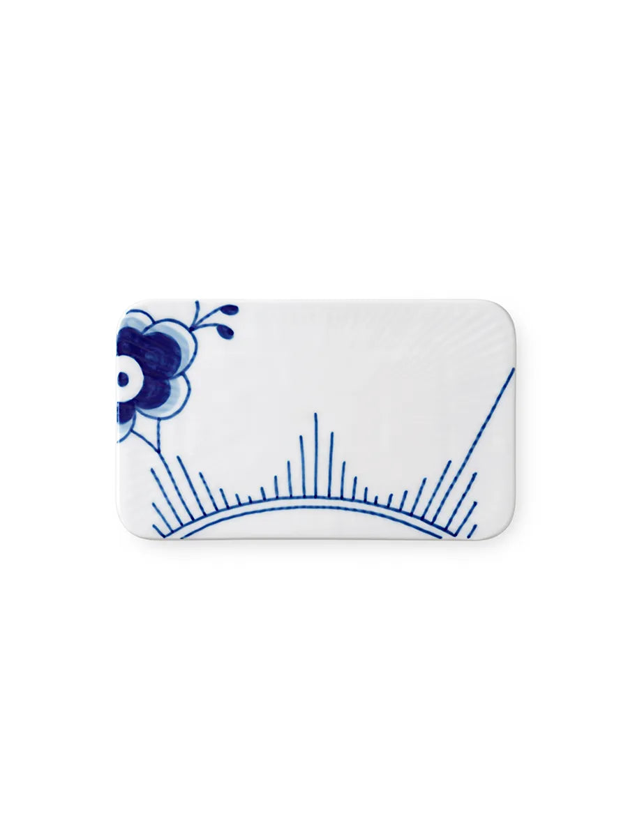 Royal Copenhagen Blå Mega Riflet, serveringsbræt 15,5 cm