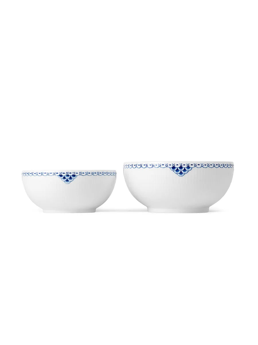 Royal Copenhagen Prinsesse, 2-pak skåle 73 cl og 110 cl - 3 - Jacobsen Plus