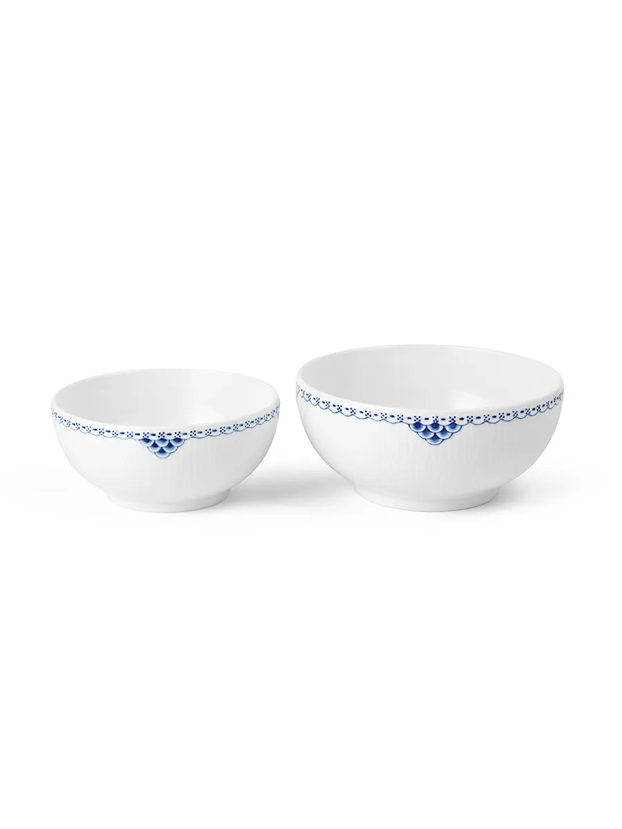 Royal Copenhagen Prinsesse, 2-pak skåle 73 cl og 110 cl - 1 - Jacobsen Plus