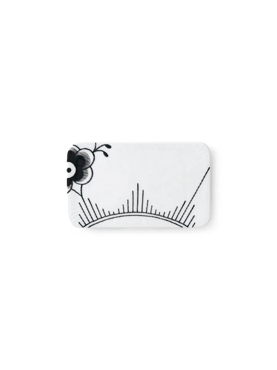 Royal Copenhagen Sort Mega Riflet, serveringsbræt 15,5 cm - 1 - Jacobsen Plus
