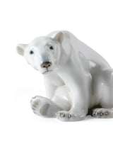 Royal Copenhagen Figurine Isbjørn, siddende 12 cm - 4 - Jacobsen Plus